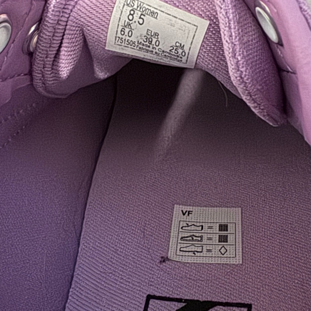Vans Purple Canvas Sneakers - Picture 6 of 6